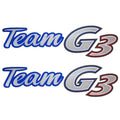 Brand Decals G3 11 3/4 x 3 1/4 Inch Pair by G3