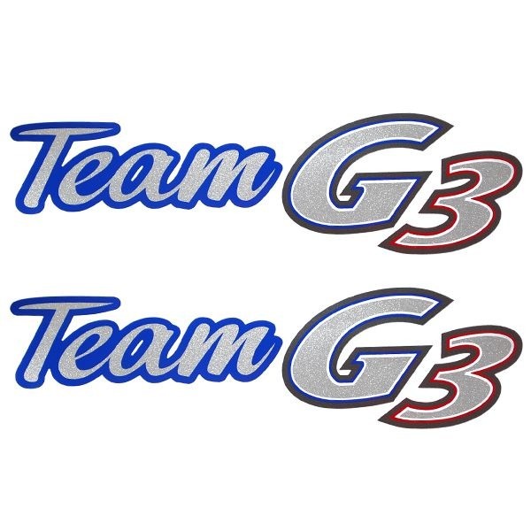 Brand Decals G3 11 3/4 x 3 1/4 Inch Pair by G3