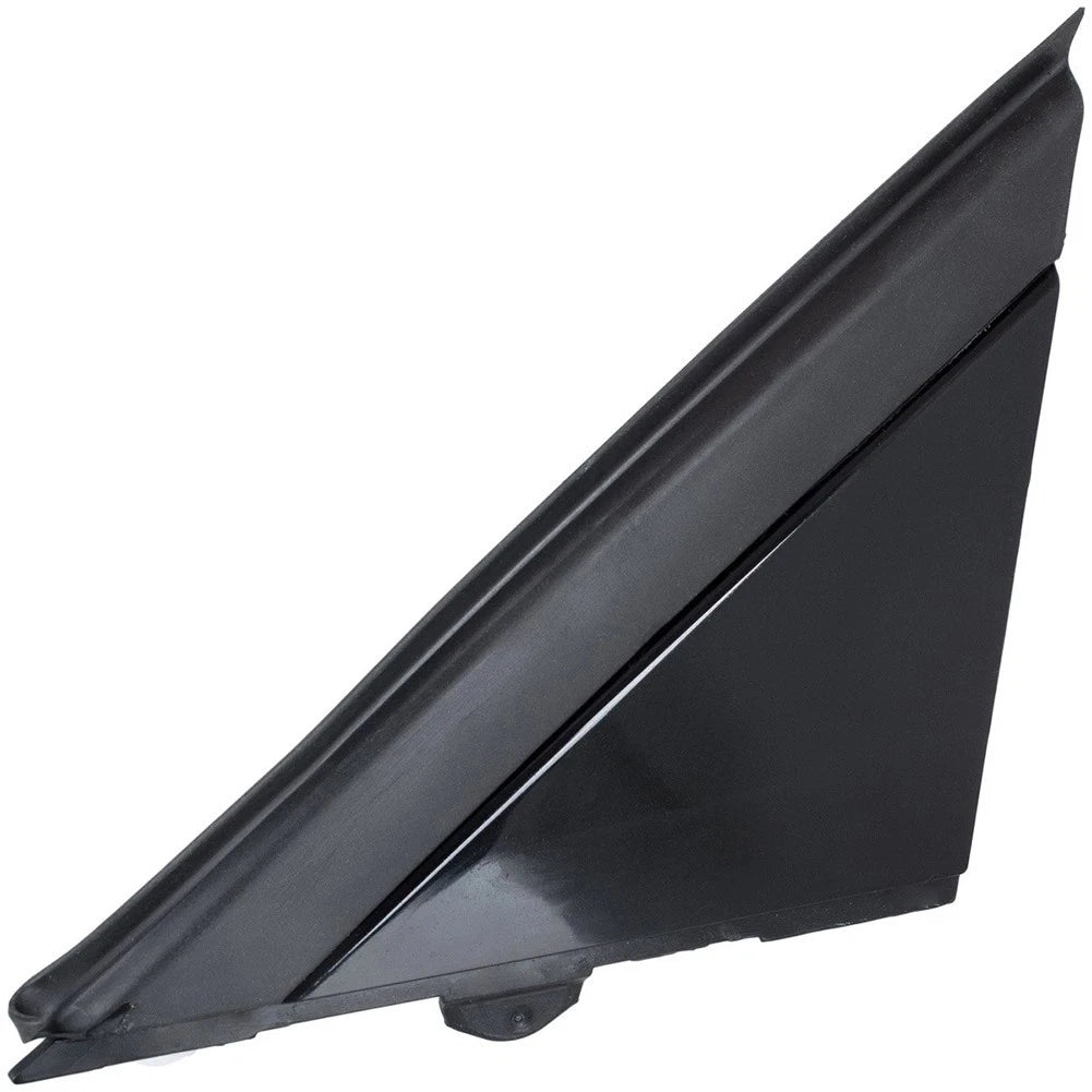 Car Exterior Mirror Triangle Panel Abs Black For Fiat 500 2007 Up