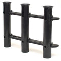 Marine Depot Boat Triple Rod Holder 50140b | 0 Degree Plastic (Kit)