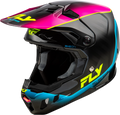Fly Racing Formula Cc Underglow Helmet Black/pink/blu<wbr/>e Small