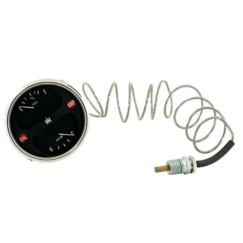 R6999 Fuel/water Temperature Cluster Gauge Fits Ih / Fits Farmall