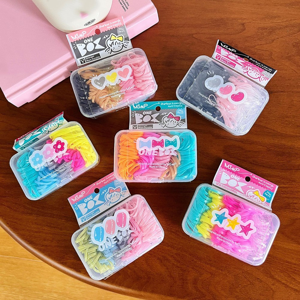 Candy Colored Hair Clips Set