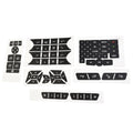 Stickers Button Stickers Teering Wheel A/c Black | Hook & Hull Co