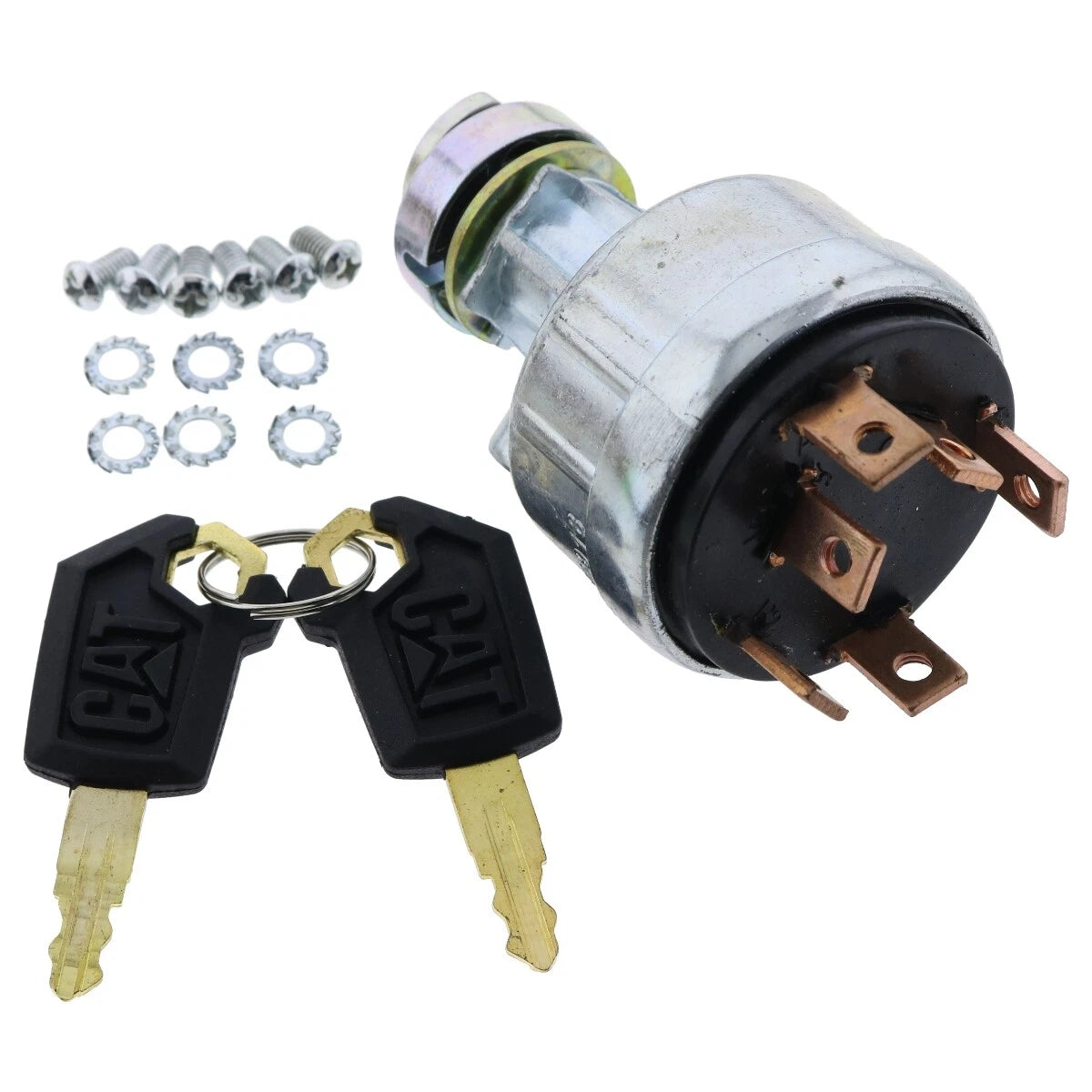 Ignition Switch W/keys 7y-3918 For Caterpillar 307 | Hook & Hull Co