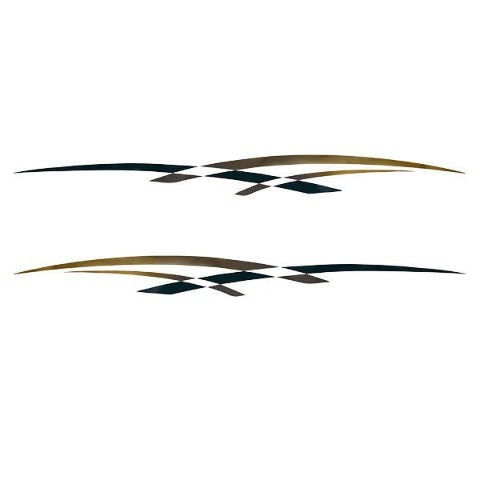 Graphic Decal Rinker 218207 Captiva Green Gold by Rinker
