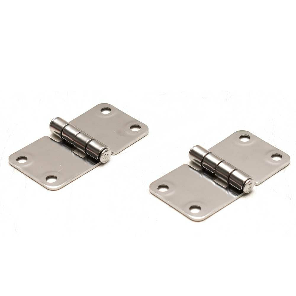 Gemlux Boat Butt Hinges Set of 2 Stainless Steel by Gemlux