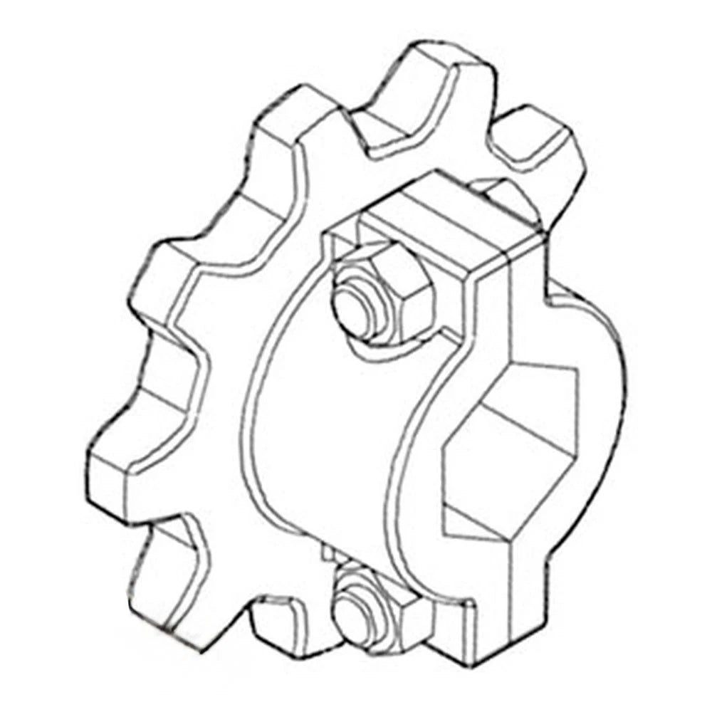 Sprocket, Feeder Chain, Split, Hardened