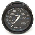 Faria Boat Speedometer Gauge Chesapeake Black 60 MPH by Faria