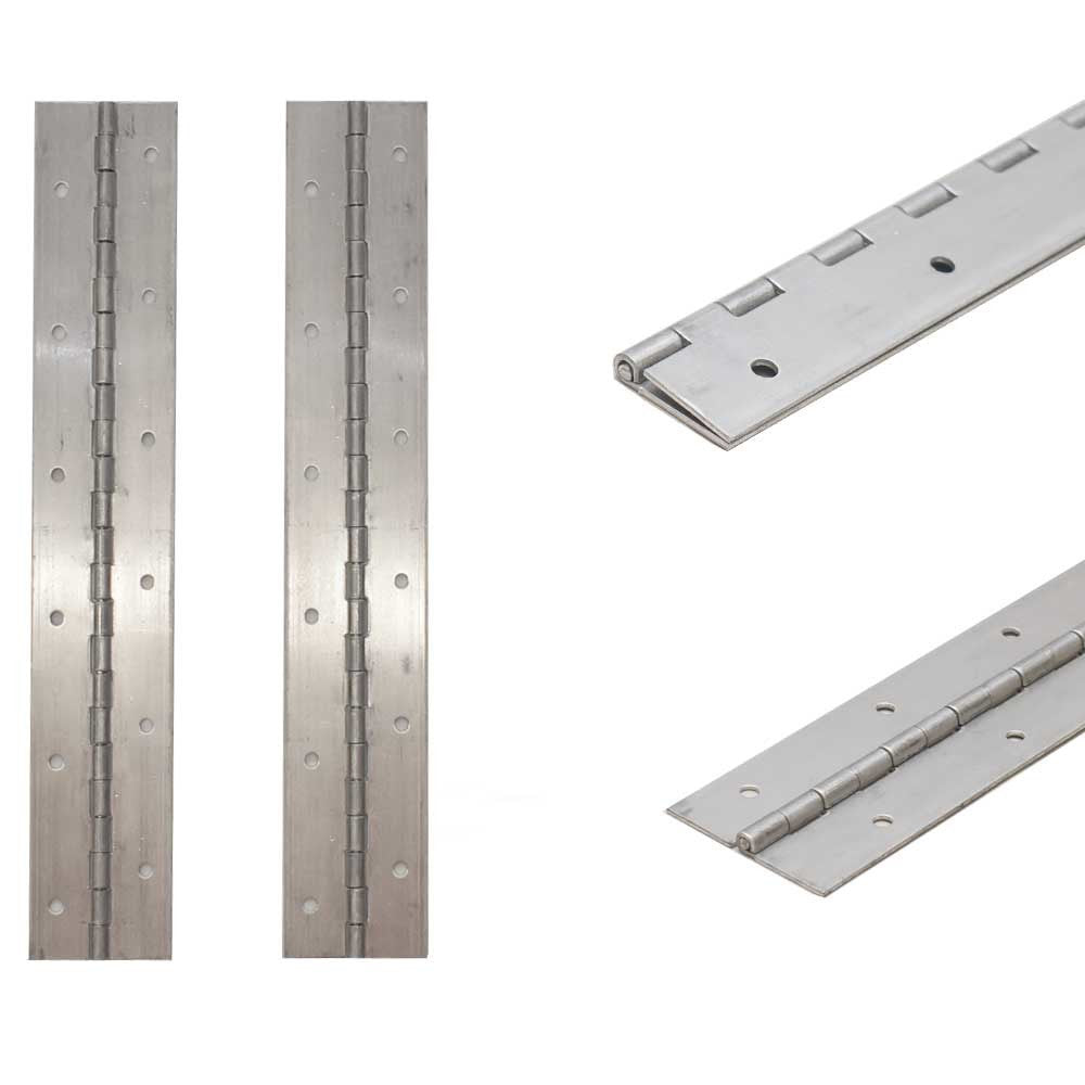 Triton Boat Hatch Piano Hinges TB20012AL | 12 Inch Aluminum (Pair) by Triton