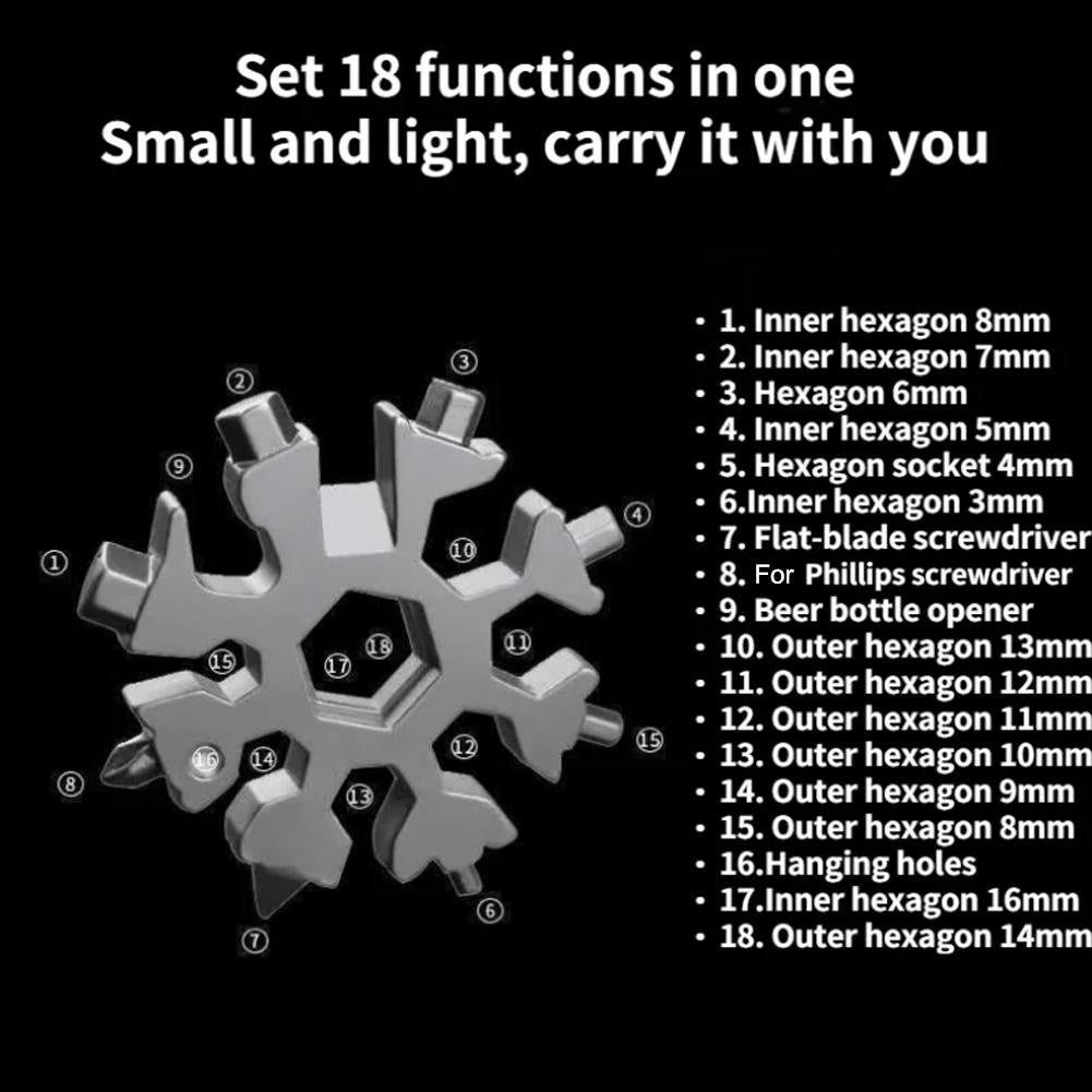 Portable Multitool 18-in-1 Wrench