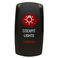 Carling Contura V Boat Rocker Switch Cover Cockpit Lights by Carling