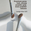 Long Handle Nose Shadow Brush Rose Gold
