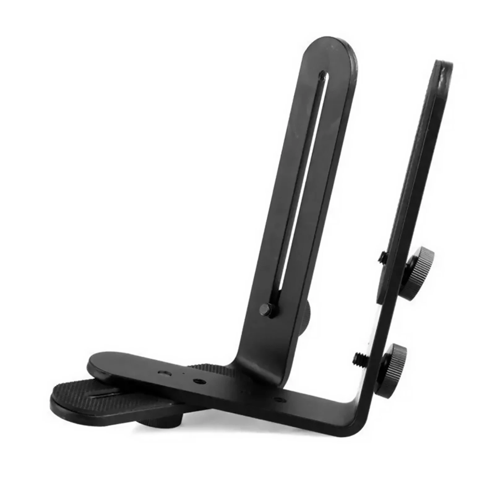 Aluminum L-shape Flash Bracket Flashlight Camera Holder Mount For