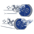 Graphic Decal MasterCraft X55 Blue by MasterCraft