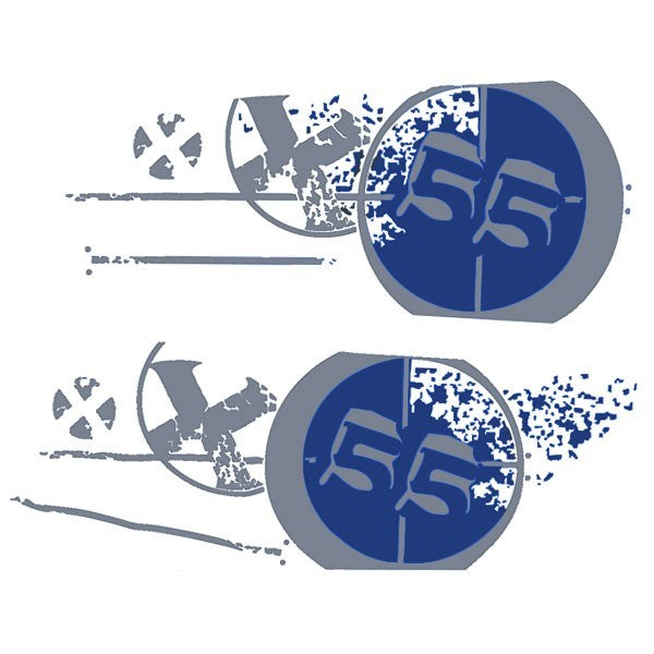 Graphic Decal MasterCraft X55 Blue by MasterCraft