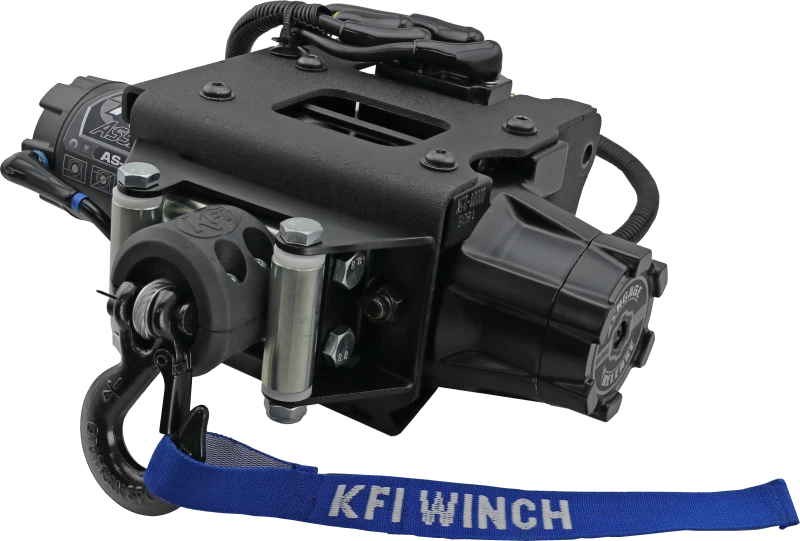 Kfi Assault Series Winch 2500 Lbs. - Metal Cable