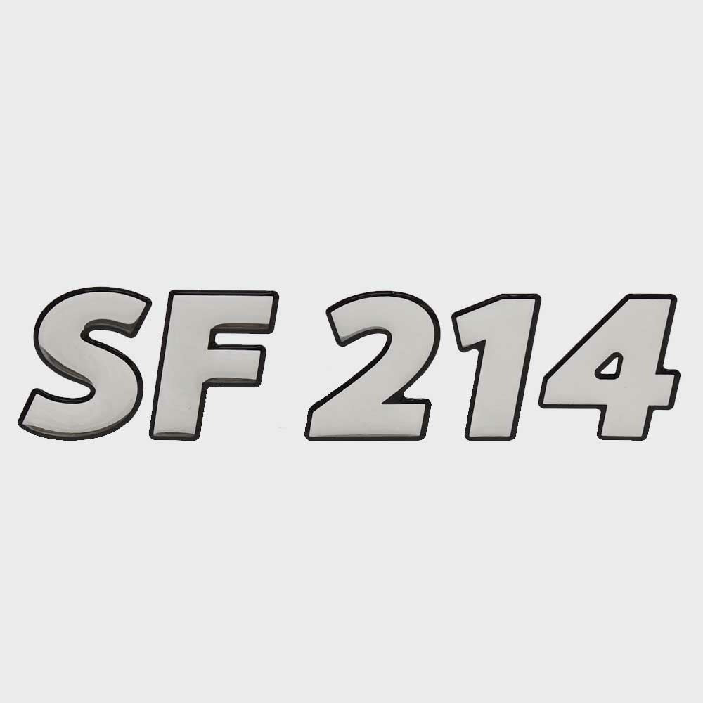 Lowe Raised Brand Decal SF214 Silver by Lowe