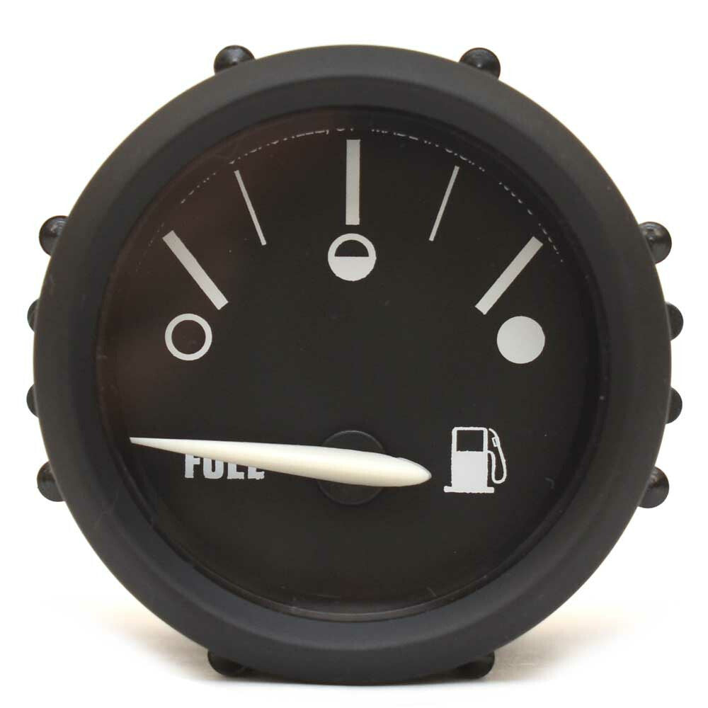 Faria Boat Fuel Level Gauge 2 1/8 Inch Euro Black by Faria