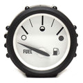 Faria Fuel Level Gauge Black White 2 Inch by Faria