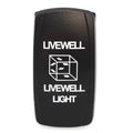 Boat Livewell Light Rocker Switch 12V 20A