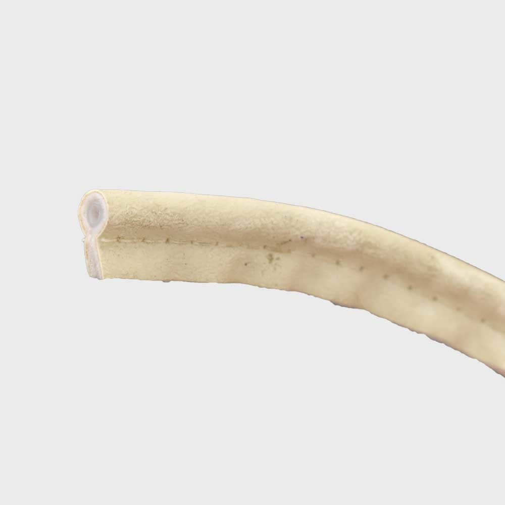 Boat Puff Cord Welting Faux Leather Beige 5/8 x 1/4 Inch