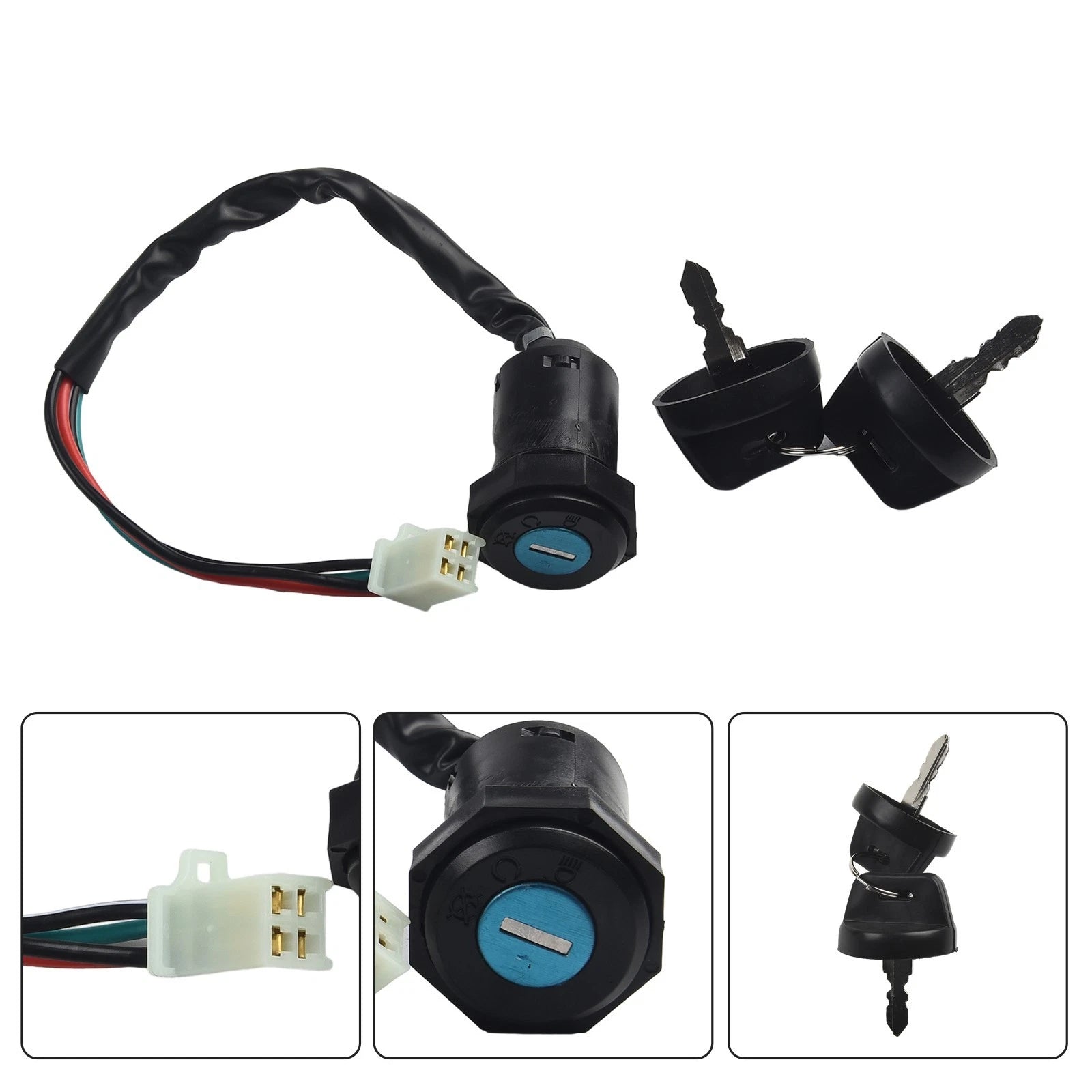 4 Pin Ignition Switch Key Set For | Hook & Hull Co