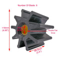 Impeller Jabsco 18786-0001-b Caterpillar 7e-3022 And 9y5427