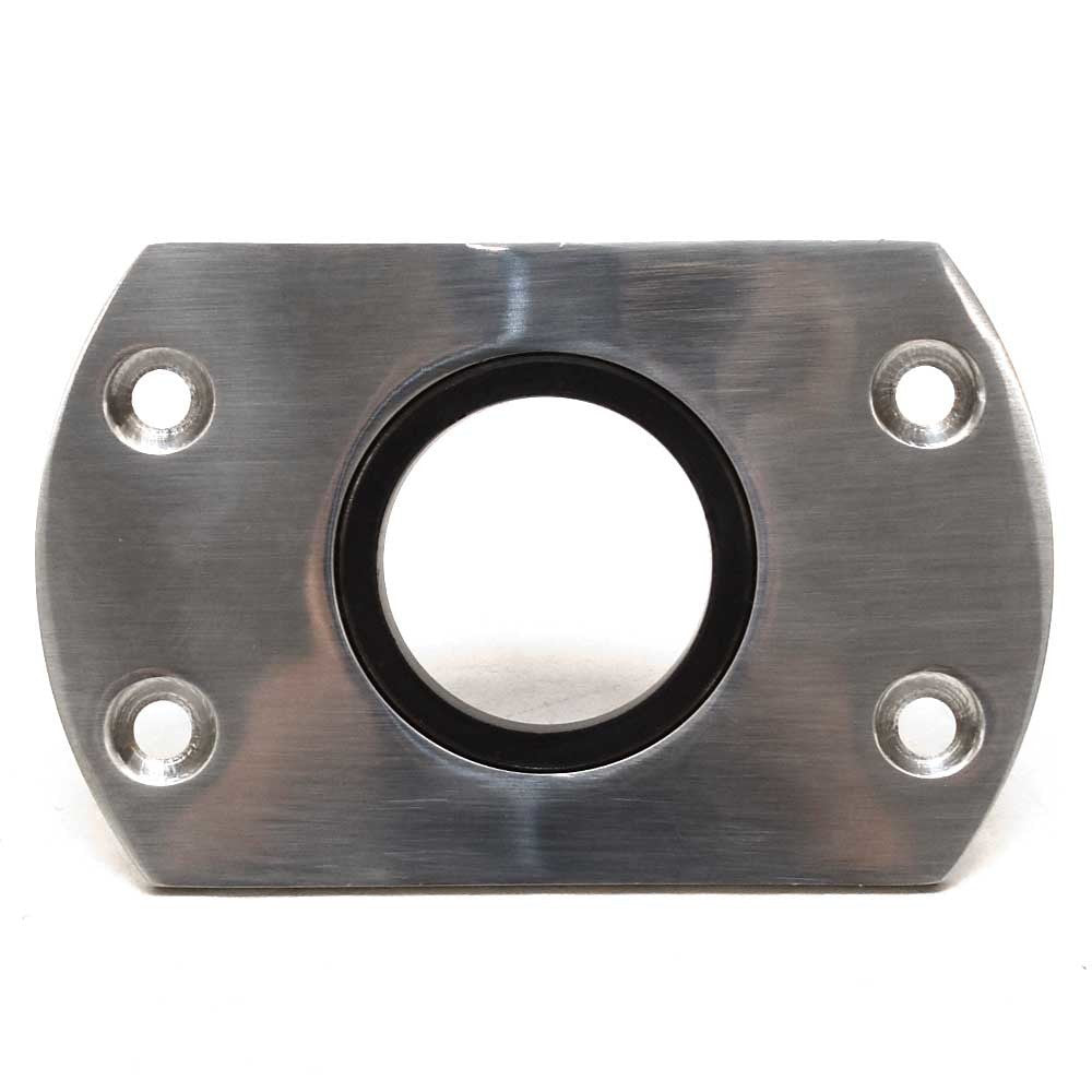 Rinker Boat Rod Holder Plate 6696462 | 2 1/4 Inch Stainless SteelOpens