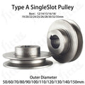 Cast Iron V Groove Drive Pulley 1/2" Width