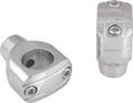 Harddrive 2 Inch Grooved Chrome Risers For V-twin Handles 1980-2023