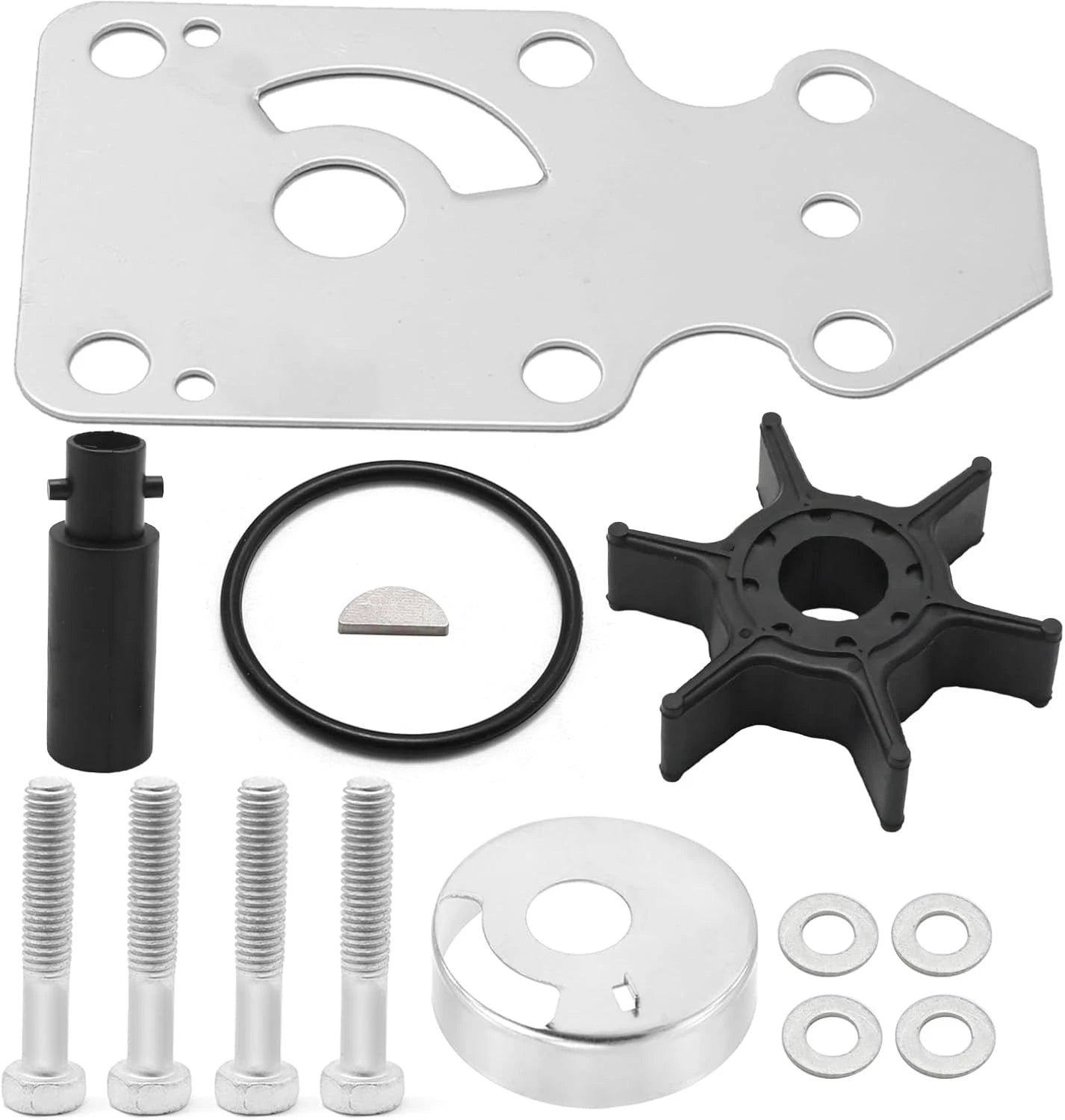 Water Pump Repair Kit For Yamaha Outboard 6 8 9.9 Hp F6a F6b F8c F8f