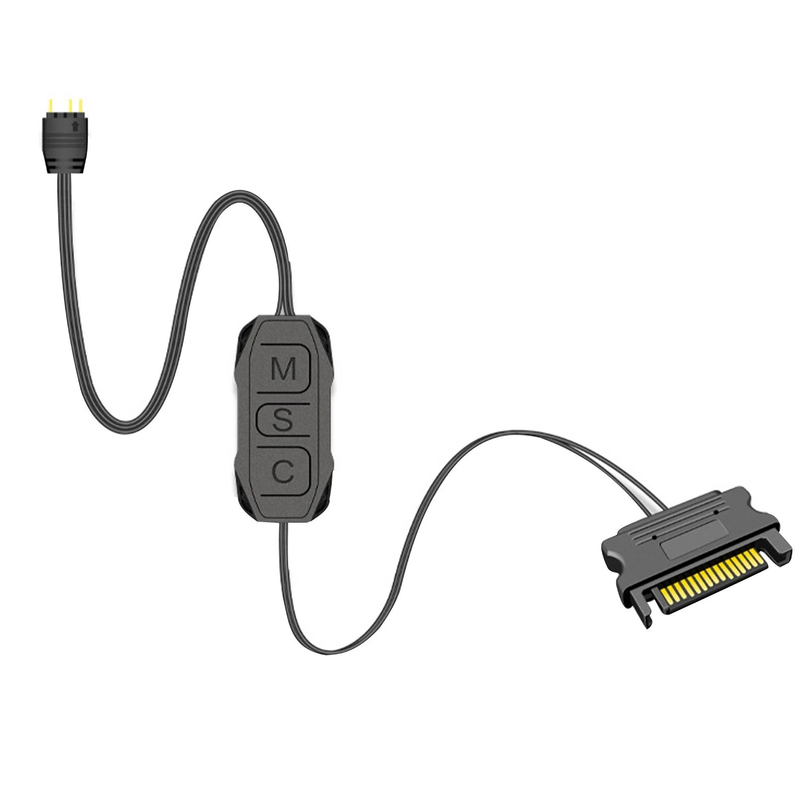 Ar-1 Rgb Controller Cable 5V 3 Pin To Sata Aura Argb Mini Control