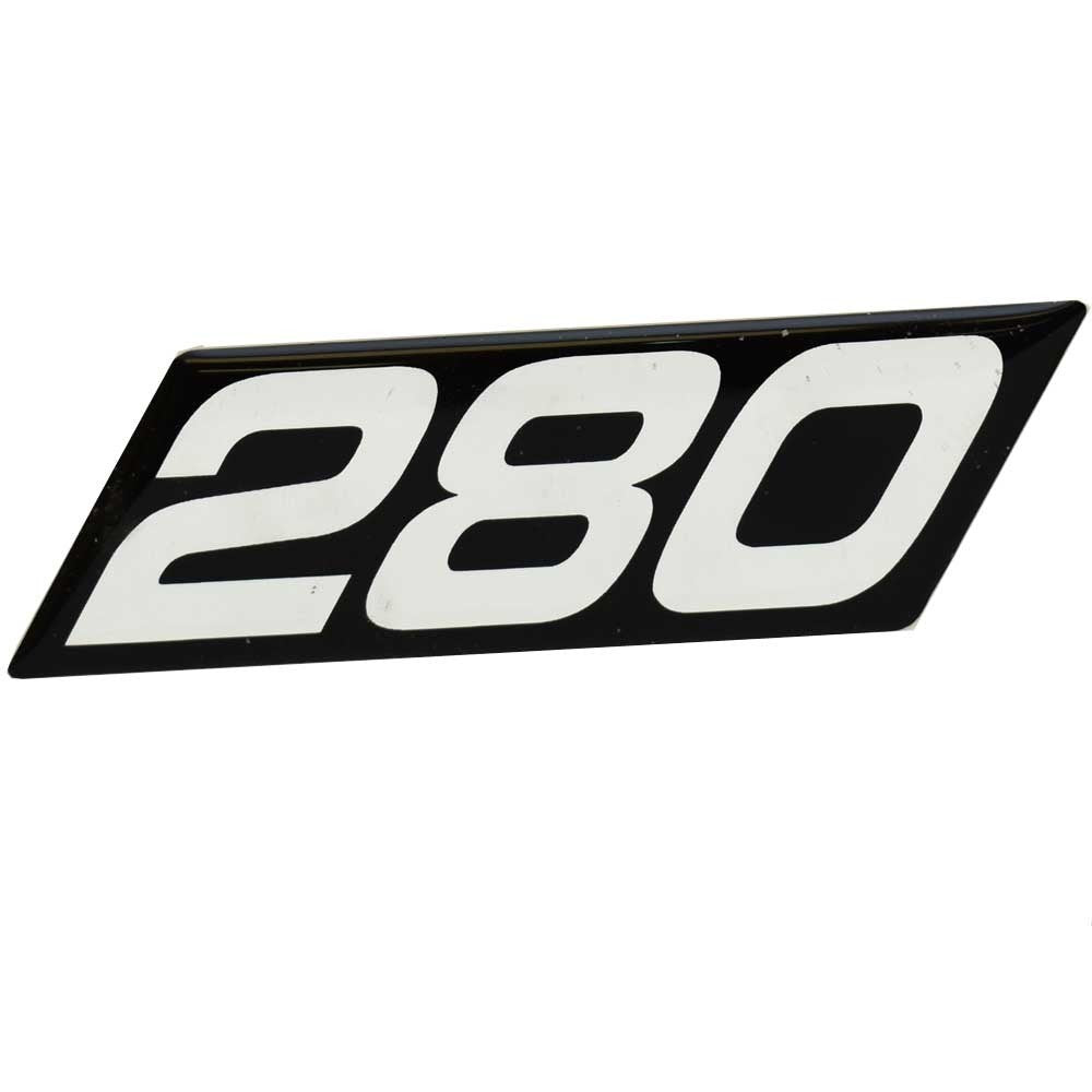Raised Decal MasterCraft 280 Black Silver by MasterCraft