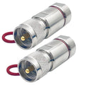 High Performance Pl259 Uhf Male Connector For 1/2" Superflexible Coax