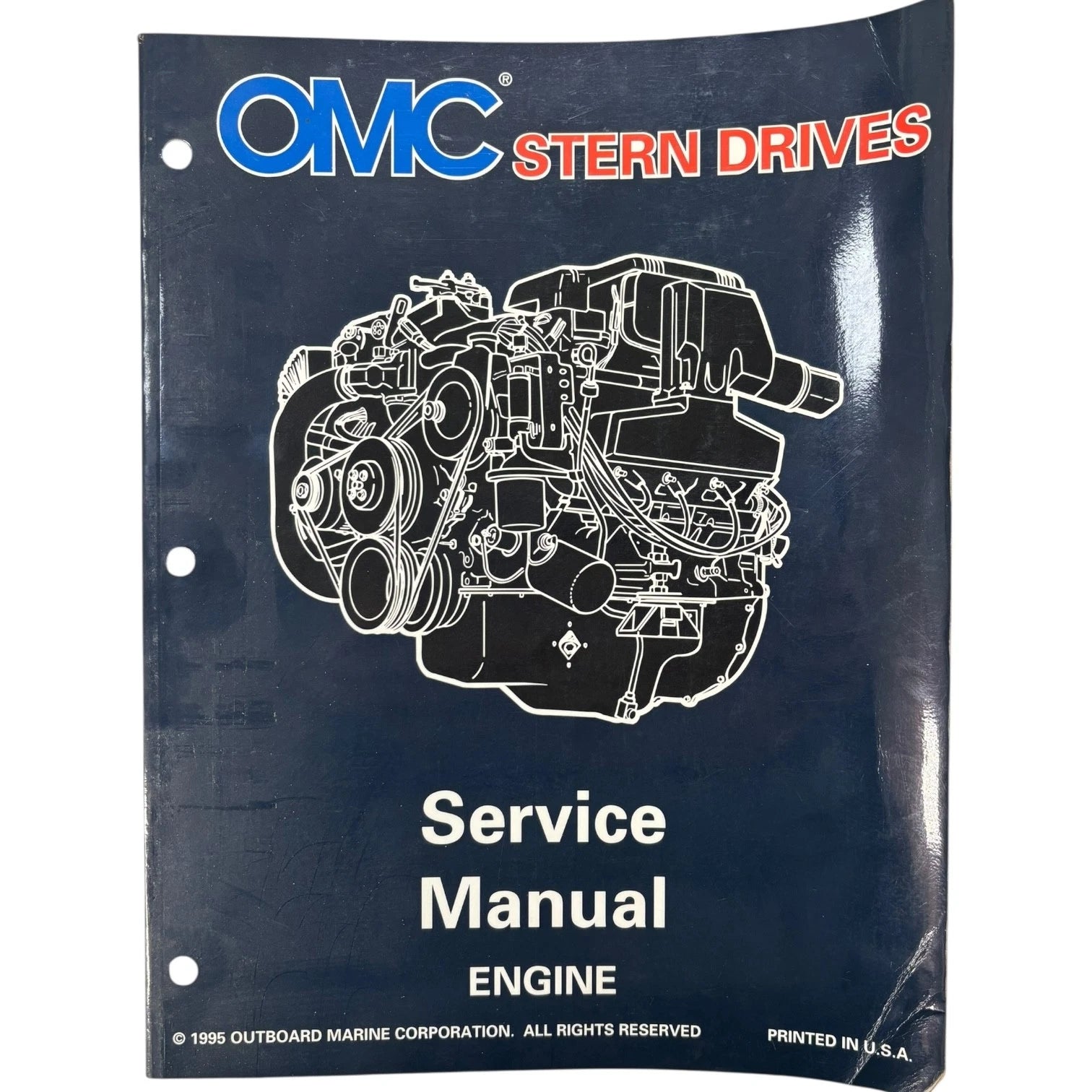 Omc Stern Drives 507143, Engine Service Manual (1995)
