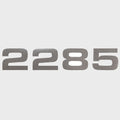 Pontoon Boat Decal Avalon 2285 LSZ Metallic Gray by Avalon