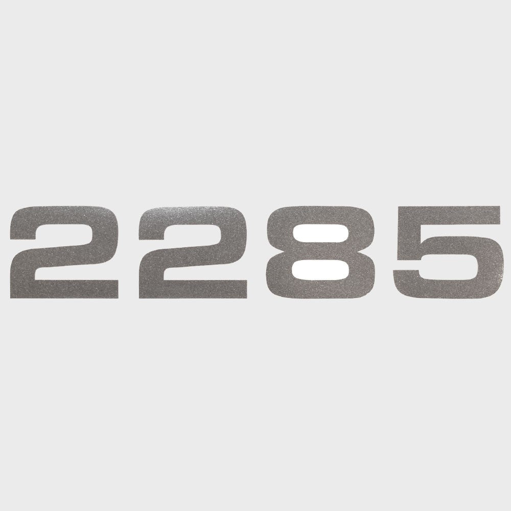 Pontoon Boat Decal Avalon 2285 LSZ Metallic Gray by Avalon