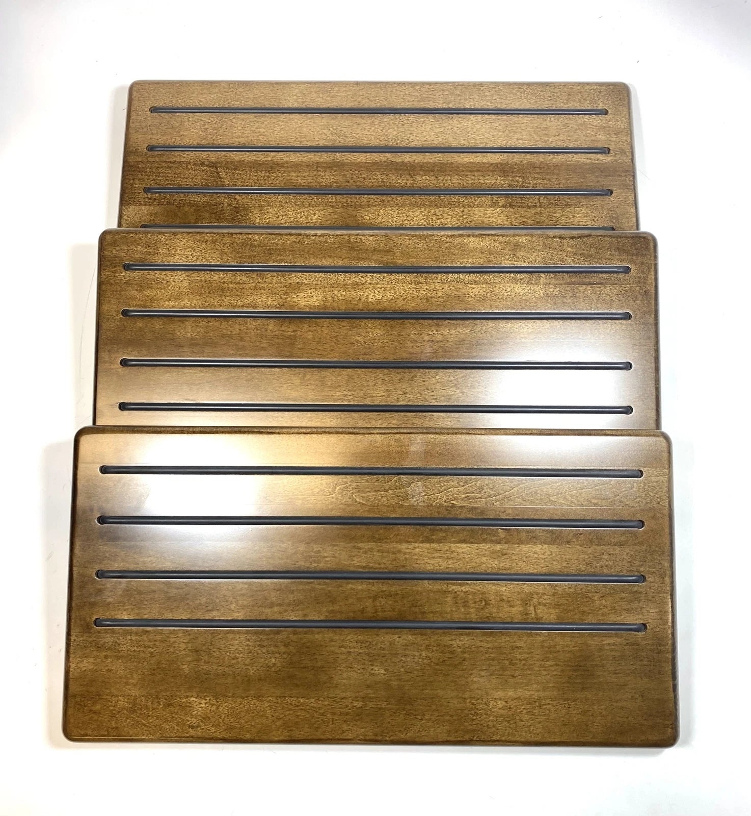 Cruisers Yachts, Treaded Ebony Oak 3-stair Replacement Steps