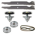 Rebuild Kit Spindles Blades Belt Pulleys For Troy Bilt Horse Xp 46"