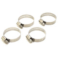 Boat Hose Clamps 1 1/2 - 2 1/4 Inch (Set of 4)