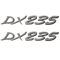 Emblem Decal Glastron DX 235 Black by Glastron