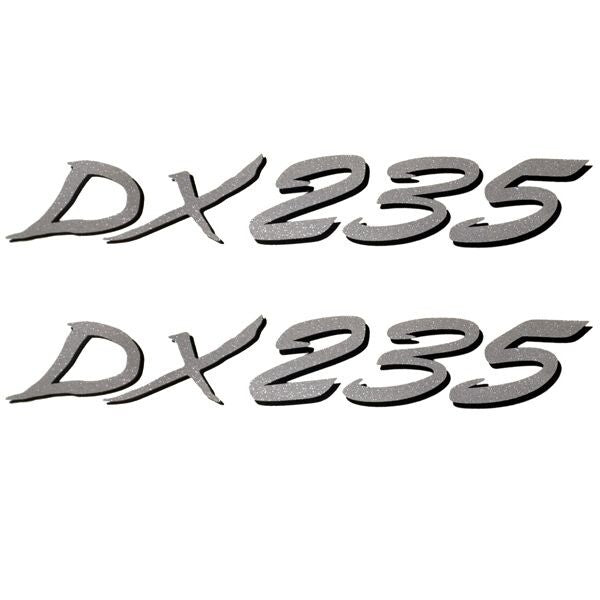 Emblem Decal Glastron DX 235 Black by Glastron