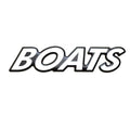 Triton Boat Raised Decal 1860680 | 6 X 1 3/8 Inch Silver Black