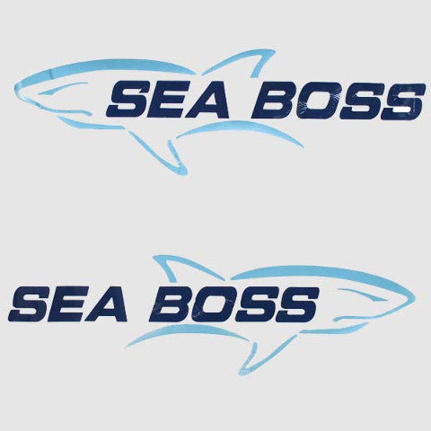 Logo Decals Sea Boss Shark Stickers by Sea Boss