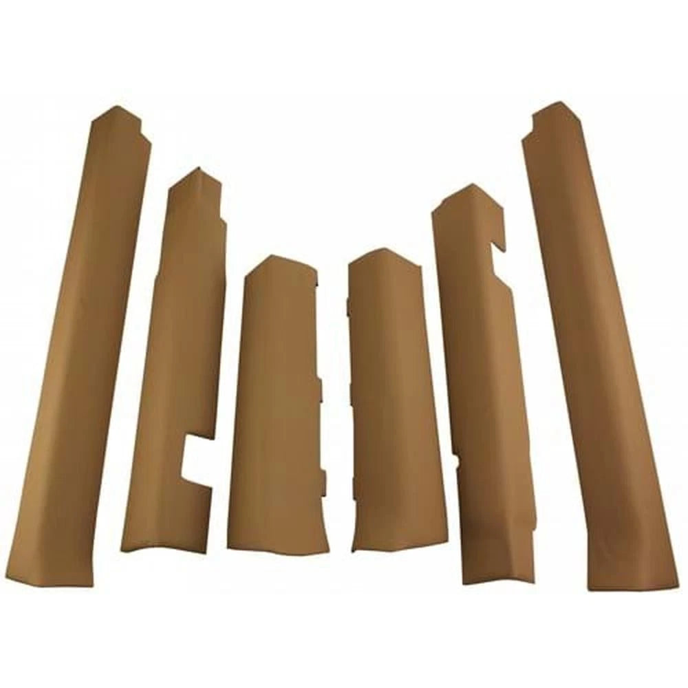 Cr6000po Post Kit, Sailcloth Tan Vinyl W/ Formed Plastic Fits John