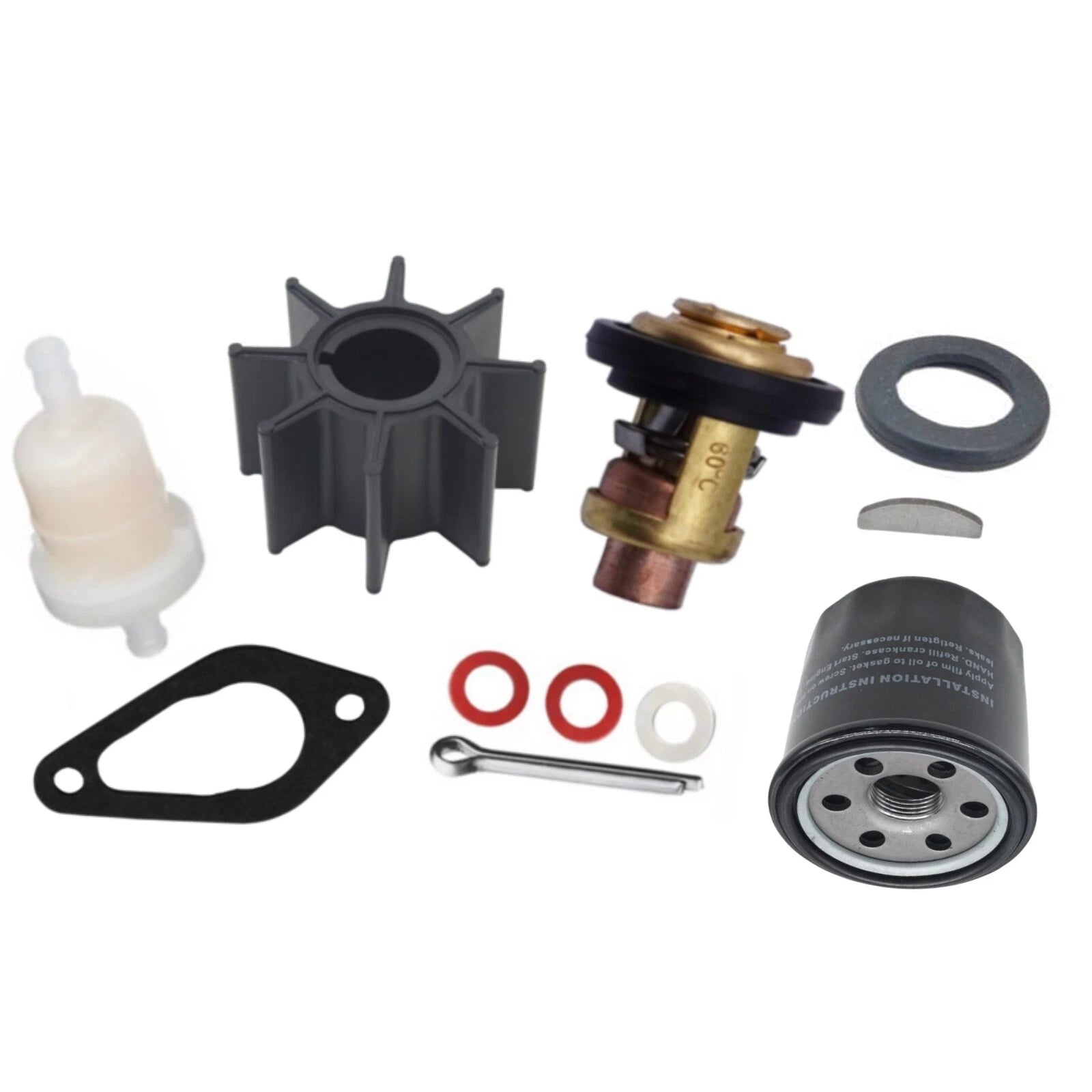 3rs-87500-0 Maintenance Service Kit For Tohatsu Marine 9.9hp 15hp