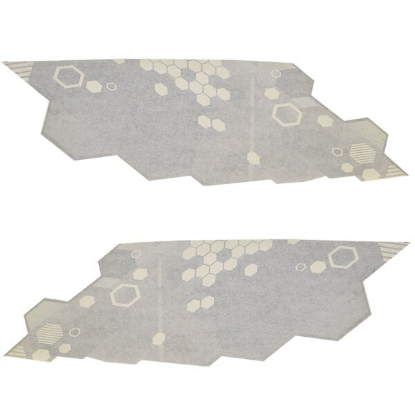 Chaparral Boat Hull Graphic Decals 14.00793 H2O Silver Set Of 2 by Chaparral