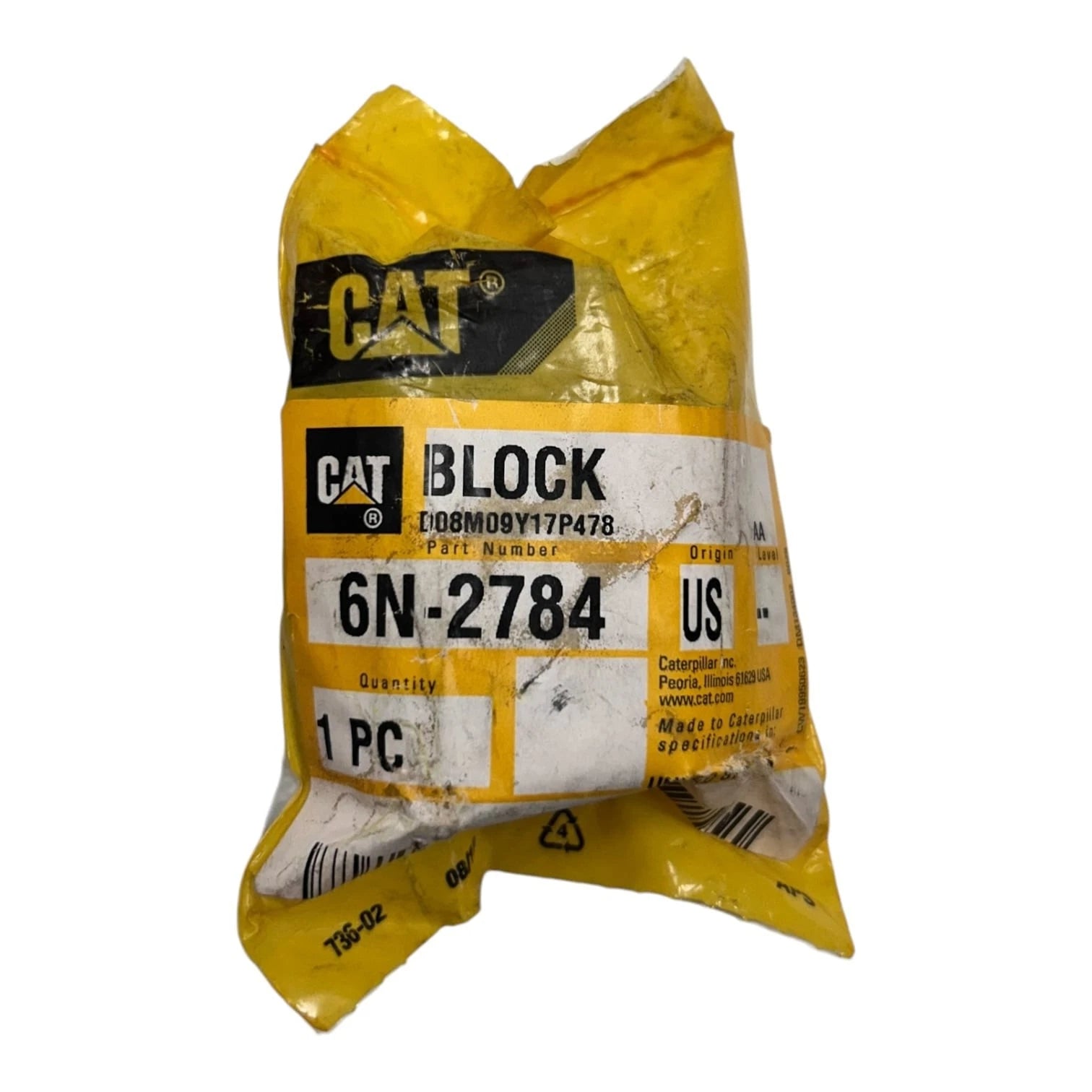 Caterpillar / Cat 6n-2784, Genuine Block Engine Component Oem - Usa