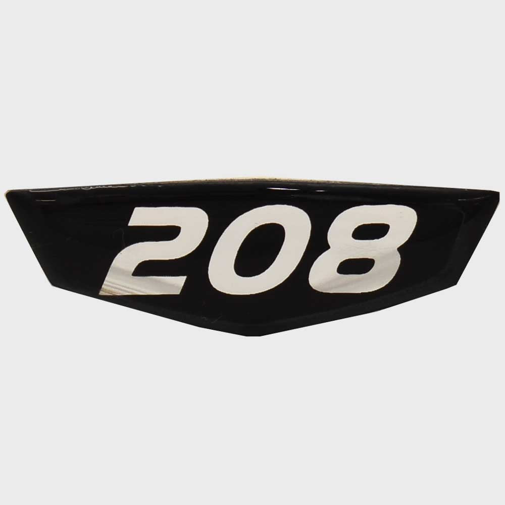 Cruisers Boat Raised Decal V2751500 | 208 Black Silver by Cruisers
